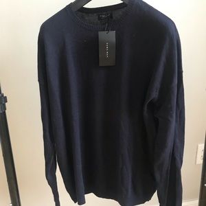 Zara navy blue sweater new with tags